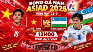 Soi kèo U23 Việt Nam vs U23 Uzbekistan: Thử thách vòng tứ kết ASIAD 2026 | OK9