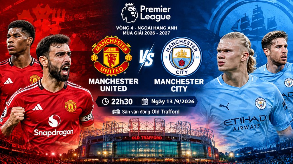 Nhận định MU vs Man City 22h30 ngày 13/9/2026: Sức nóng Old Trafford | OK9 2 Nhận định MU vs Man City 22h30 ngày 13/9/2026: Sức nóng Old Trafford | OK9