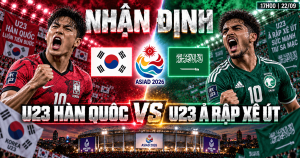 Soi kèo U23 Hàn Quốc vs U23 Saudi Arabia: Quyết tranh ngôi đầu bảng D | OK9